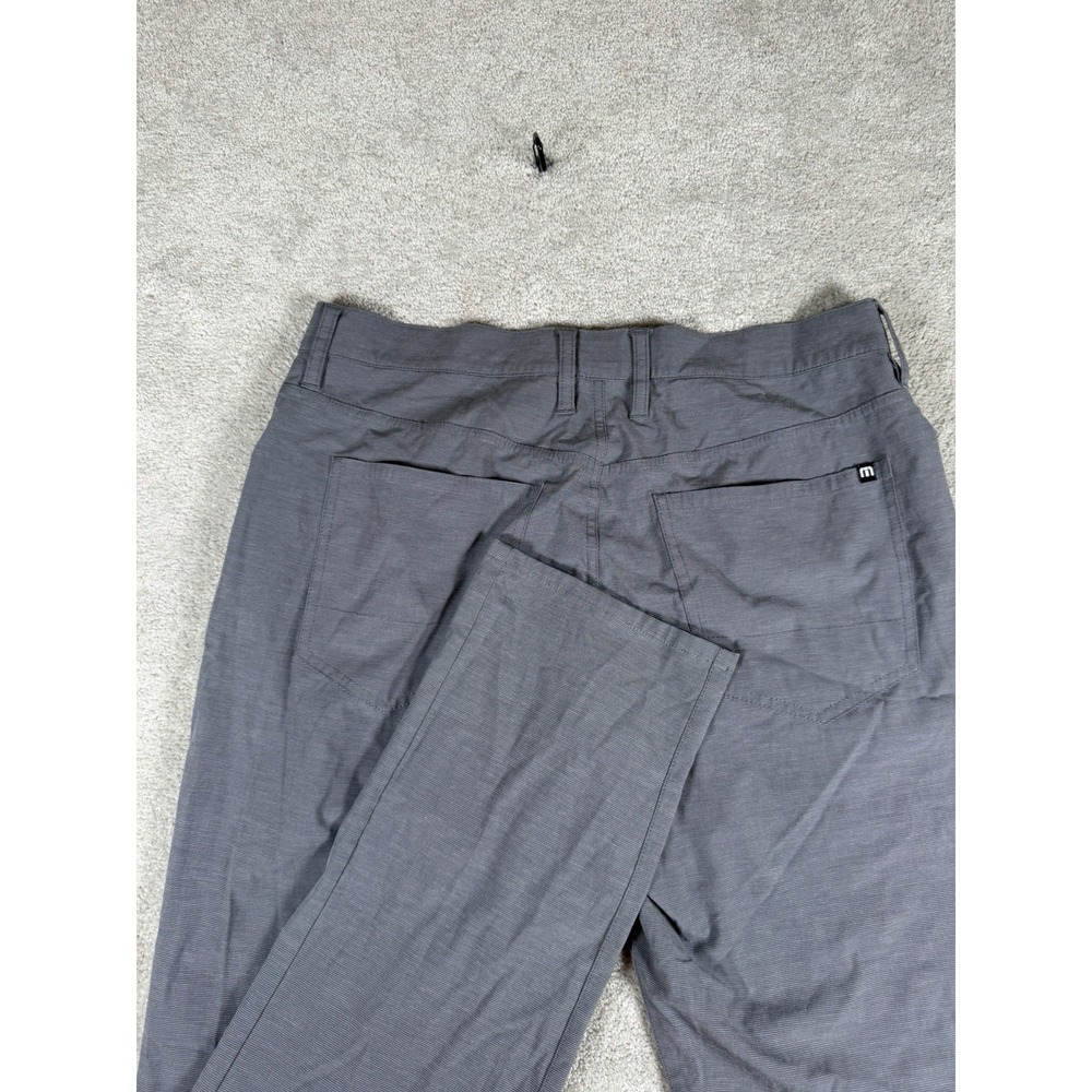 Travis Mathew Golf Pants Mens 32x32 Open To Close Chino Performance Heather Gray